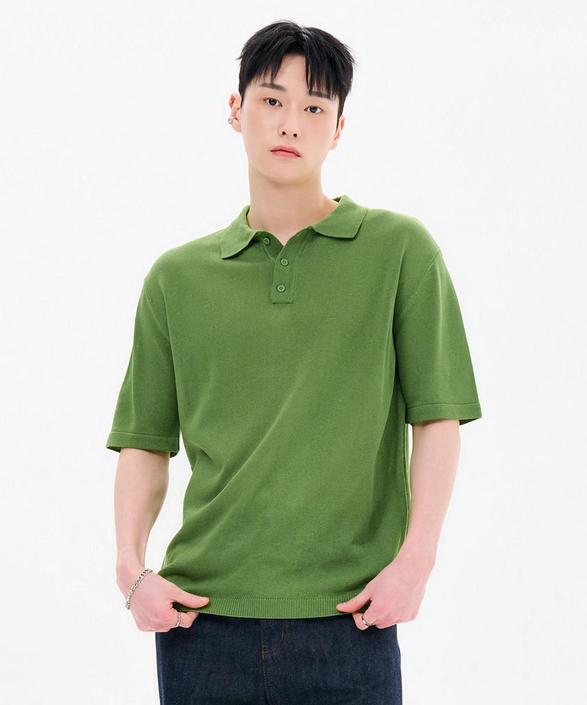 CHASECULT Men'S Cool Collared Short Sleeve Summer Knit-Fbrk5621D0H