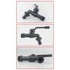 Single Handle Outdoor Water Tap Weatherproof Design Rotating Nozzle Maintenance Without 1/2x3/4 for Garden Hose Connection