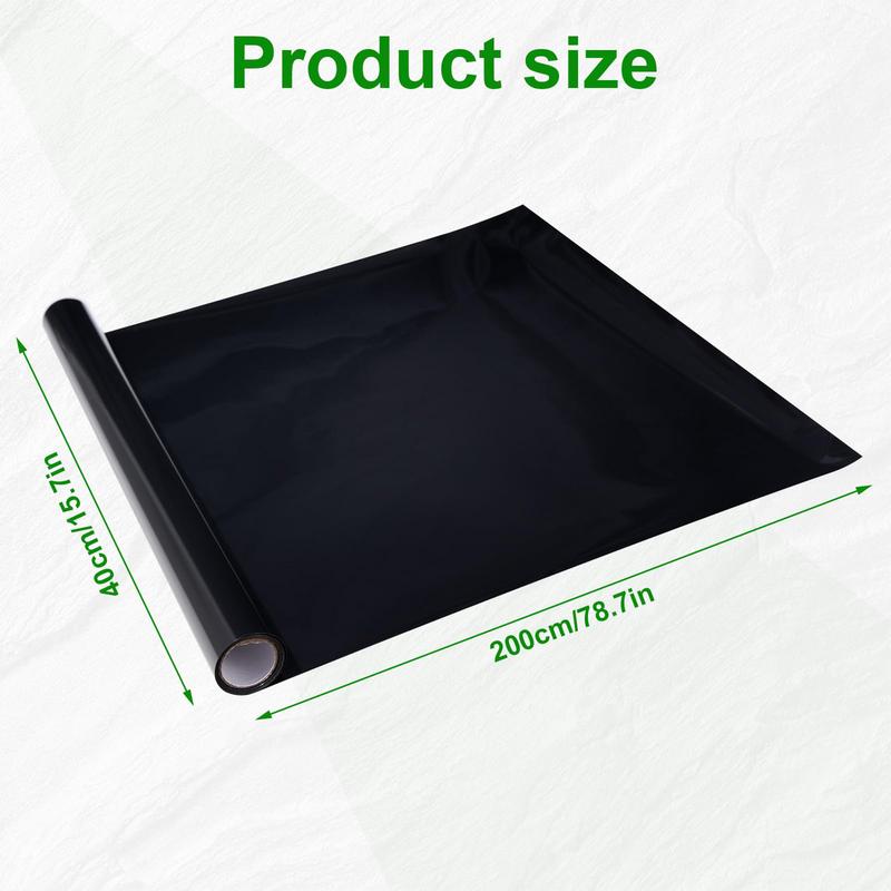 Black Aquarium Background Static Sticker PVC Fish Tank Background Wallpaper Fish Tank Poster Aquarium Wallpaper Decoration