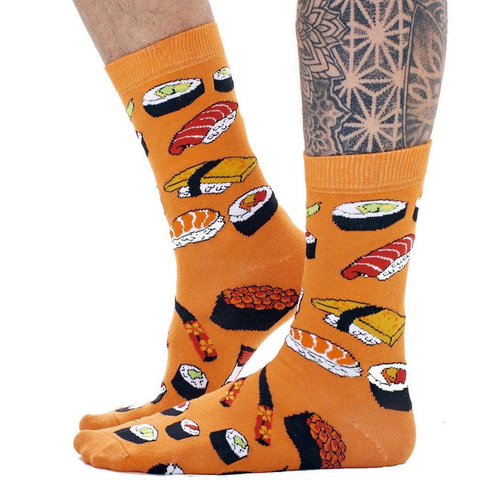 Floso Unisex Adult Sushi Socks (Pack of 6)