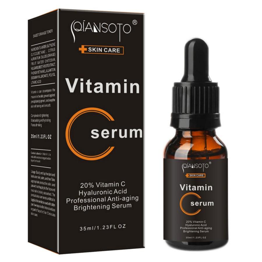 Vitamin C Facial Essence Contains Hyaluronic Acid Dark Spot Remover Moisturizing Repair Anti-aging Essence Facial Skin Care 50ml