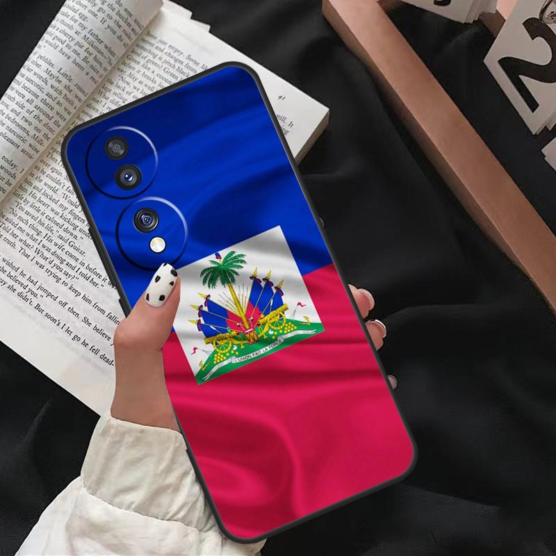 Vintage Haiti Haitian Flag For Honor Magic 7 Lite 6 8 Pro Case For Honor 200 400 50 70 90 X8c X8b X9a X9b X9c X9d Win RT
