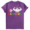 Vatertag Unisex T-Shirt Lustiges Einhorn Dadacorn Daddy Gymer Dad Tee Top FD