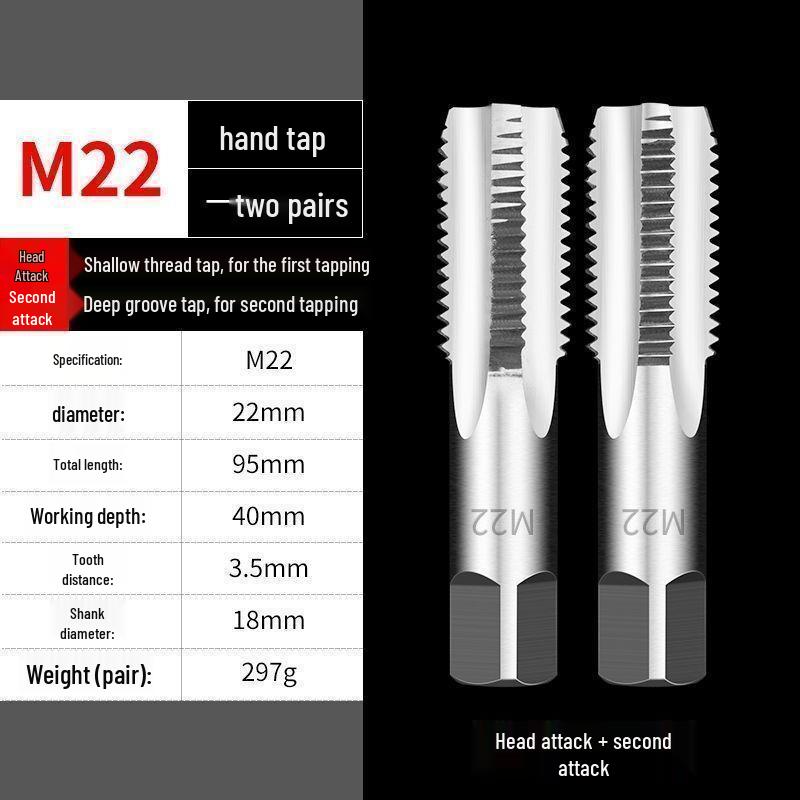 LD Multifunktionales Gewindeschneid- und Schneideisen-Set mit manuellem Windeisen
