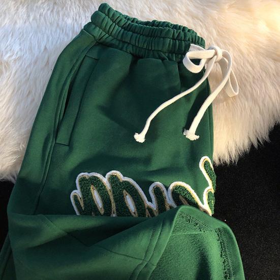 Men Casual Shorts Elastic Waist Adjustable Drawstring Straight Wide Leg Sport Shorts with Pockets Street Style Running Shorts