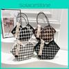 Geometric Check Chic Colorblock Shoulder Bag For Women Perfect For Commuting And Casual