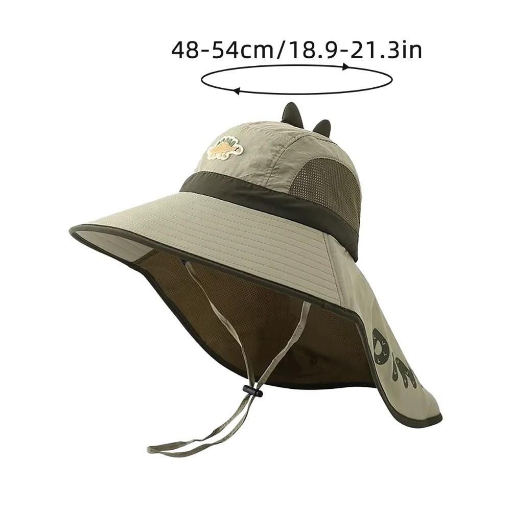 Mesh Breathable Bucket Hat Large Brim Baby Shawl Hat New Baby Sun Hat  Kids