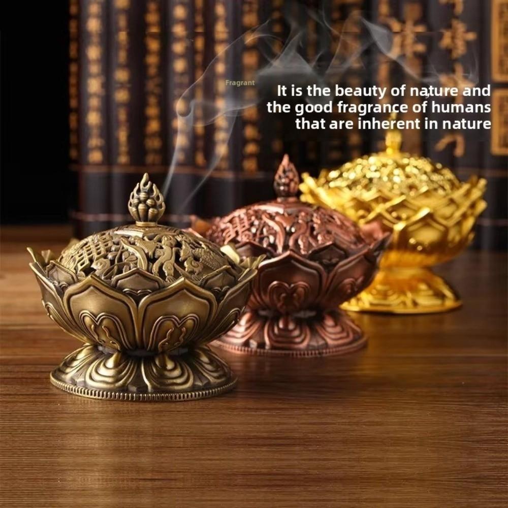 Incense Tools Lotus Flower Incense Burner Single Layer Incense Art Ornaments