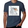 Secretary Bird Tshirt Street Art Print Tee Shirt