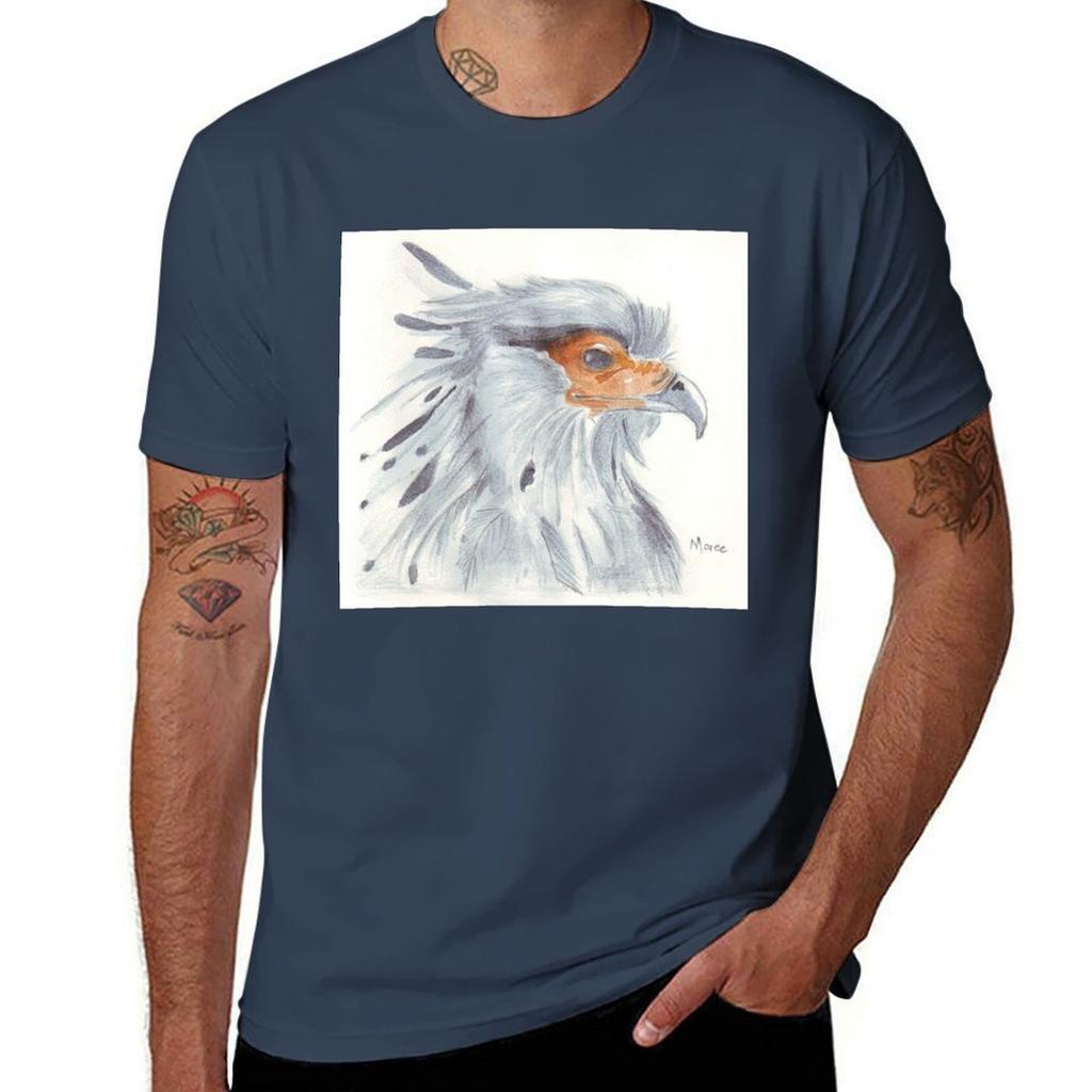 Secretary Bird Tshirt Street Art Print Tee Shirt