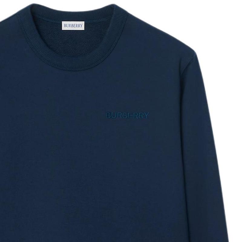 Burberry Sweatshirts Heren Inktblauw Ronde Hals Normaal Overig 81118261
