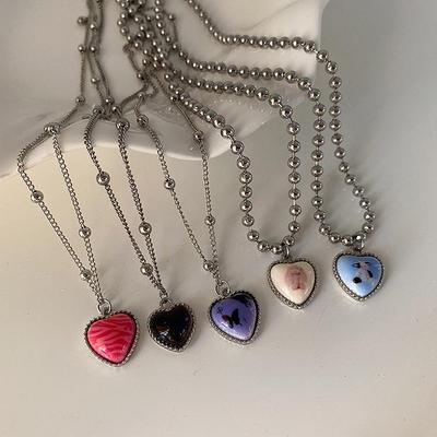 French Retro Butterfly Rabbit Pendant Necklace - Simple, Versatile Clavicle Chain