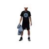 Jordan Essentials Retro Summer Logo Print Cotton Crew Neck Casual Short Sleeve T-Shirt Men Tops Black FN6007-010