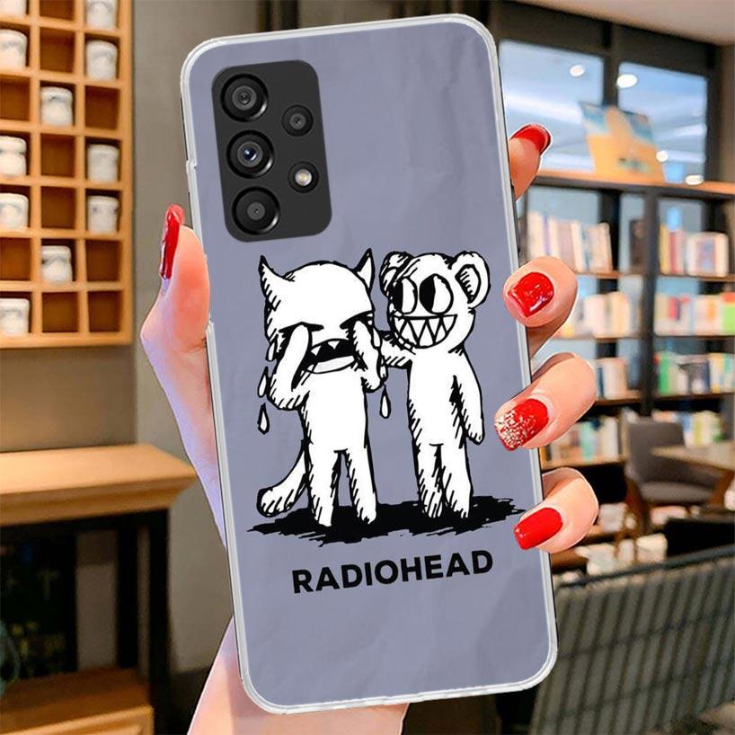 Bnad R-Radiohead Phone Case For Samsung Galaxy A12 A22 A32 A52 A72 A02S Phone Case Note 20 Ultra 10 S10 Plus A51 A71 A50S A20S A