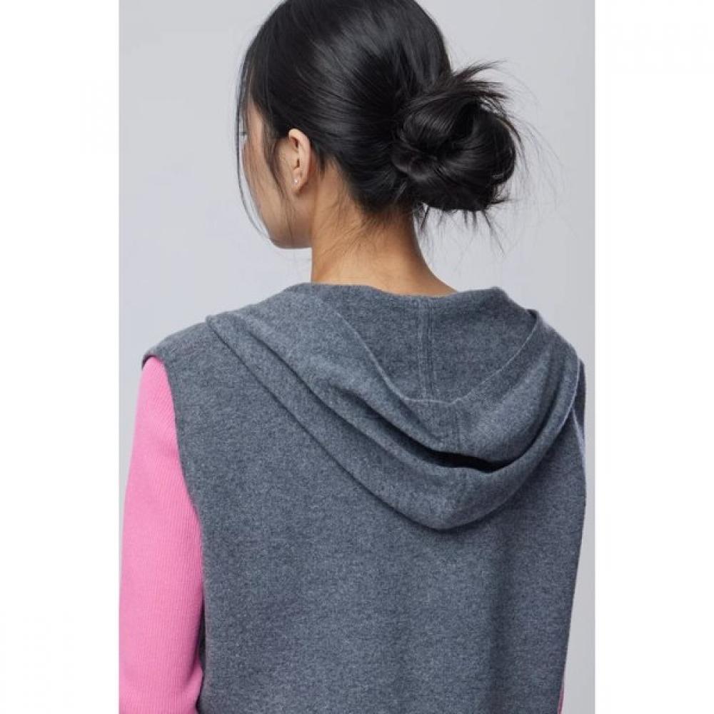 Benetton Intarsia Dog Hooded Knit Vest Bakvf1611