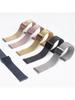 20/22mm Universal Milanese Watchband Quick Release Watch Band Mesh Stainless Steel Strap Wrist Belt Bracelet Silver