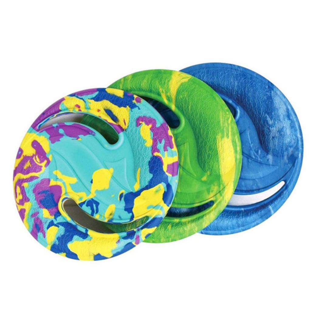 Colorful Flying Disc Water Sports Beach Toys Outdoor Pet Training Toy Outdoor Beach Sports High Quality Soft Safe Disc Golf