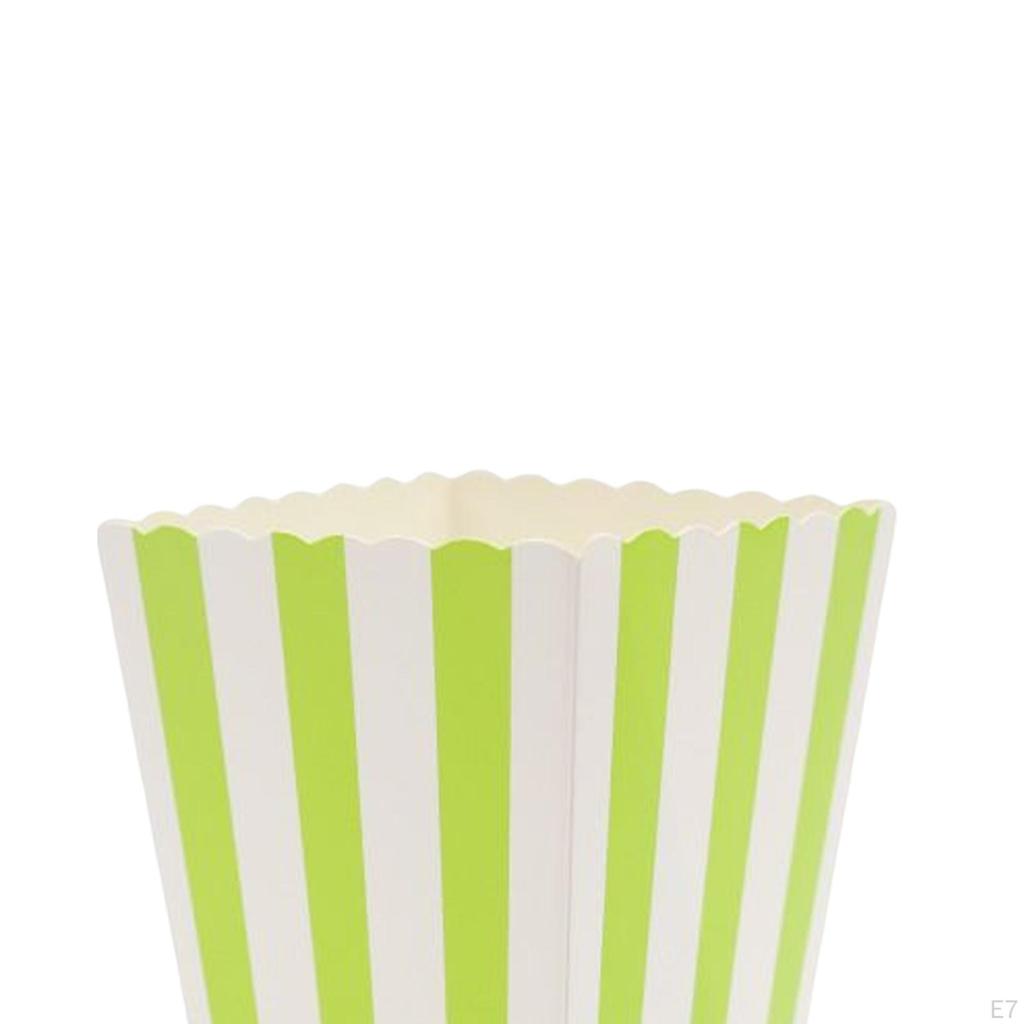 Set mit 10 Popcorn-Geschenkboxen Karton Süßigkeitenbehälter Partys Mini-Papierbehälter