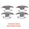 Carbon Car Accessories For Toyota Prius 30 2010 2012 2013 2014 2015 2016 Chrome Plated Door Handle Bowl Covers Trim Paste Style