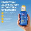 NIVEA SUN Protect & Moisture Sun Spray SPF 50+ (200ml), Moisturising Suncream Spray with Vitamin C and Hyaluron, Immediate UVA/UVB Protection, Fast