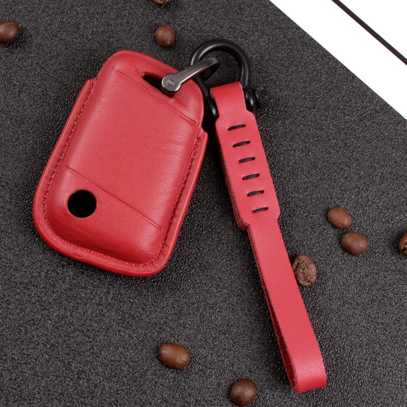 Genuine Leather Key Cover for VW CC Magotan 330 B8 & 2019 Passat