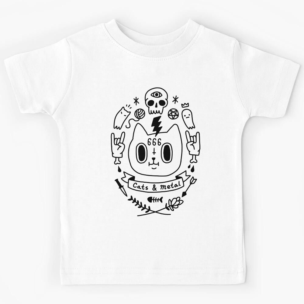 Cats and Metal Kids T-Shirt 150