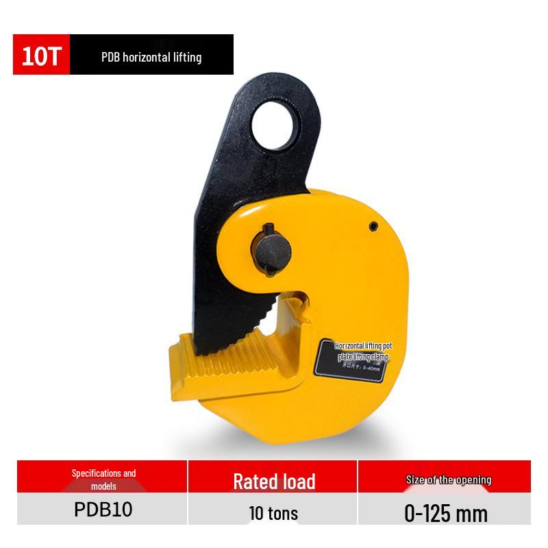 Jinyou Steel Plate Lifting Clamp: L-Type Vertical & Horizontal Forged Turning Rigging Hook