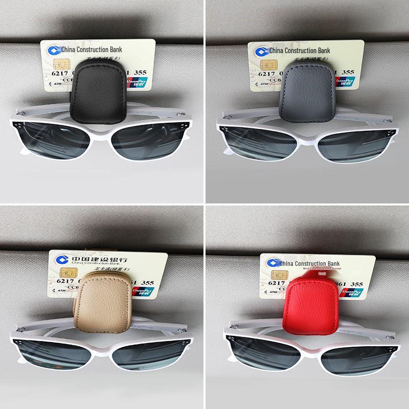 Car Sun Visor Sunglasses Holder and Storage Clip