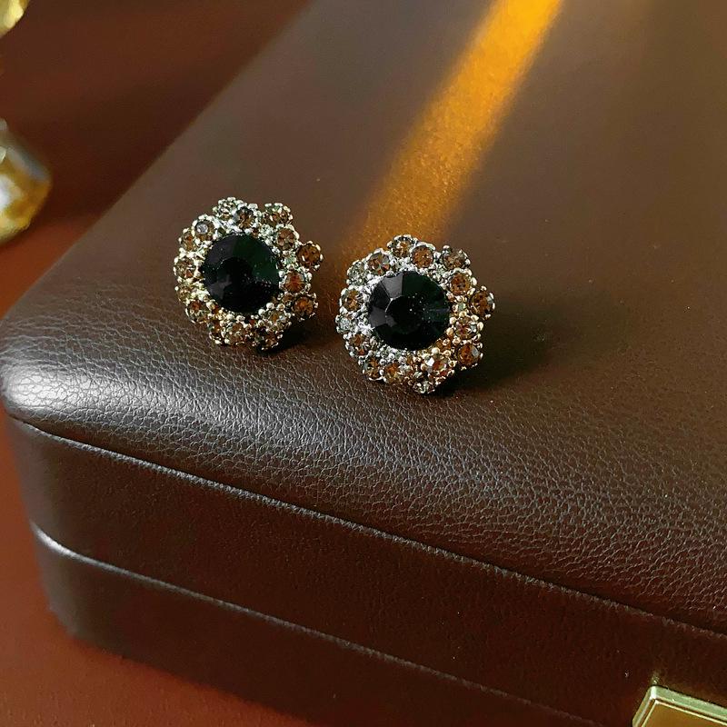 

Винтажный набор ожерелий из стразов в стиле пэчворк - Ретро придворный стиль, ключичная бижутерия