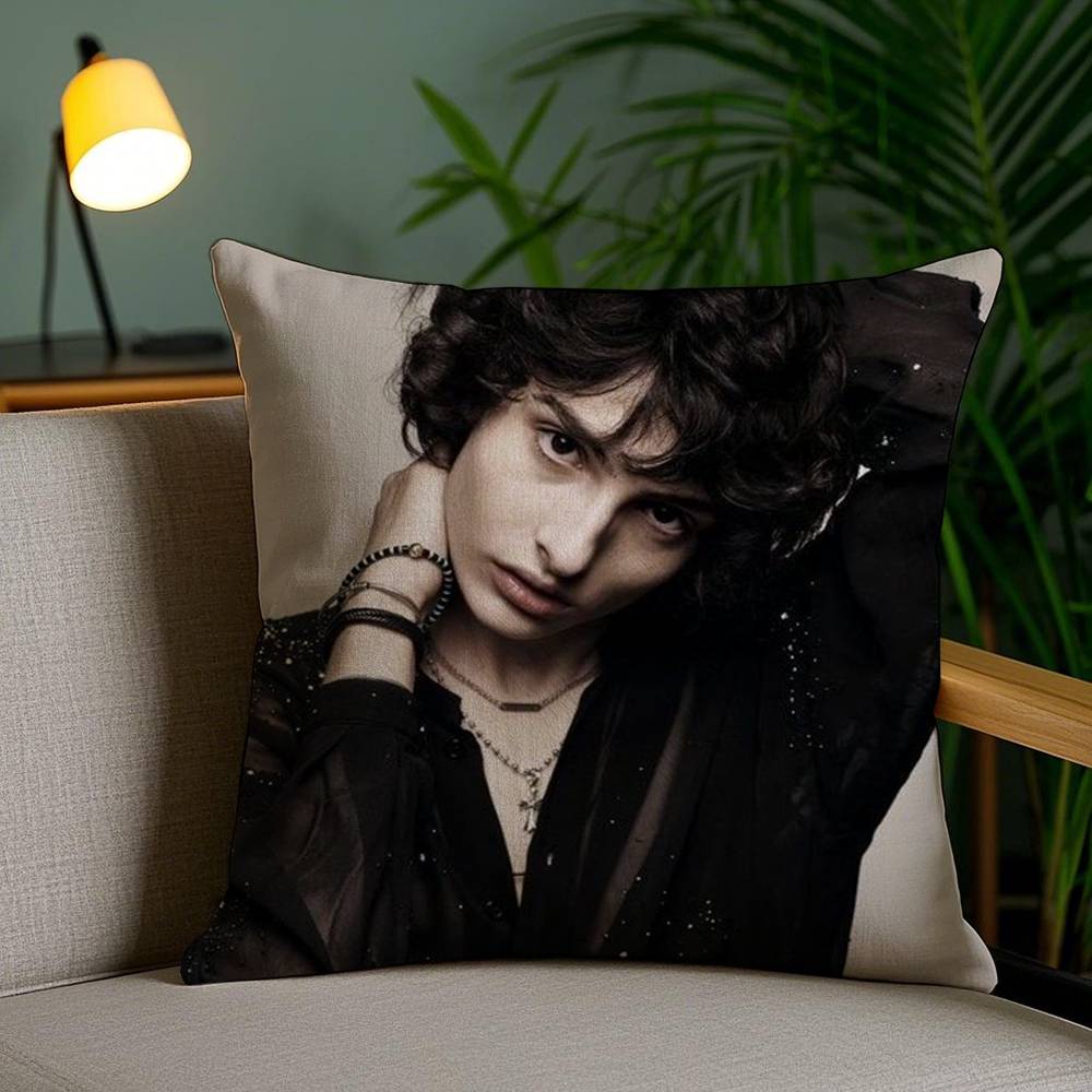 F-finn Wol-lfhard Pillow Case Anti-dustmite Invisible zipper Sofa Bed