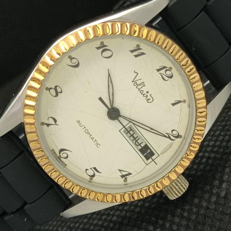 

Б/У VOLTAIRE АВТОМАТИЧЕСКИЕ ШВЕЙЦАРСКИЕ МУЖСКИЕ ЧАСЫ a314532-1 Sku606-a314532