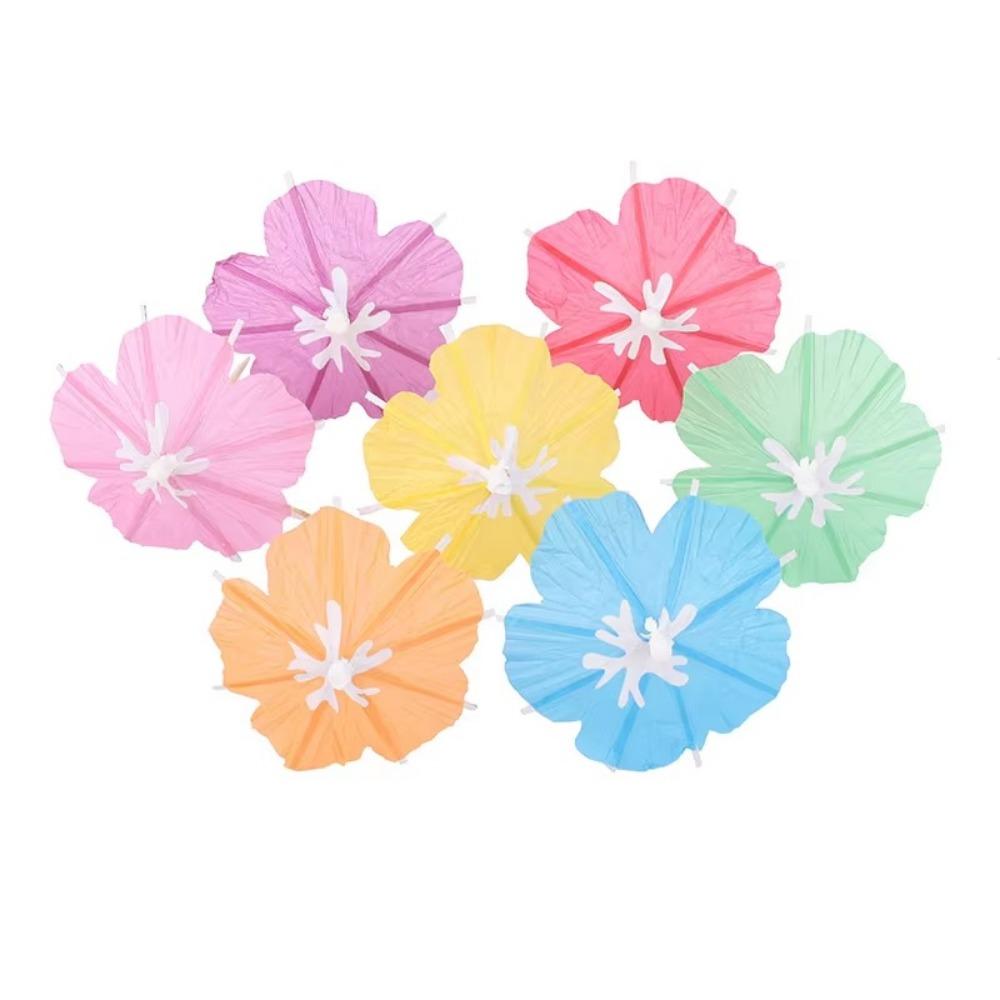 50pcs Mini Dessert Cake Sticks Cupcake Toppers Food Fruit Picks  For Hawaiian
