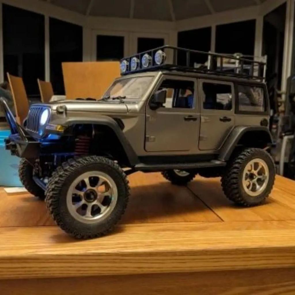 MN128 Full Scale RC CAR Model Remote Control Car Wrangler Jeep 4WD Climbing Car Simulation Off Road Vehicle Toy VS MN168 ALS1