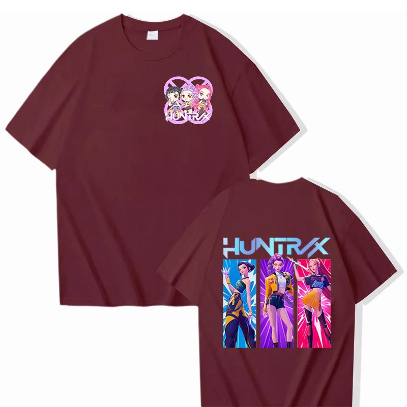 Hot Sale KPop Demon Hunters Graphic T Shirts Men Women Clothing Fashion Cartoon T-shirts Summer Casual T-shirt Streetwear