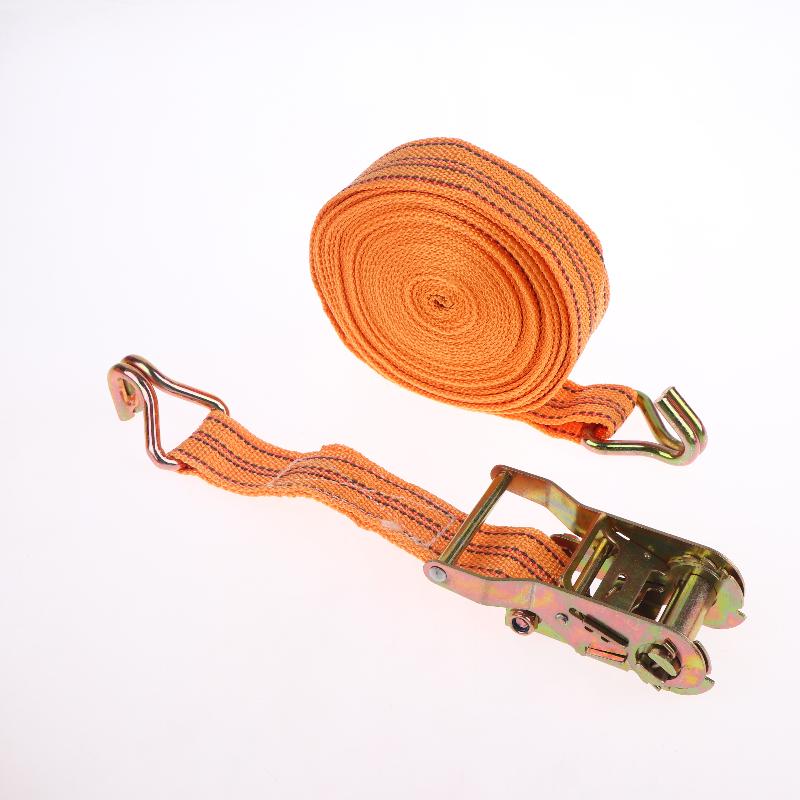 1 Sett 40 mm Bred 3-12 Meter Dobbel Krok Lastesikringsstropper Kraftige Skralle Laste stropper Lastebil Tilhenger Transport Surring
