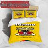3pcs Duvet Cover Set (1*Duvet Cover + 2*Pillowcase, Without Core), Custom Name Go Ahead Eagles Pattern Bedding Set, Home Bedroom Decor Gift