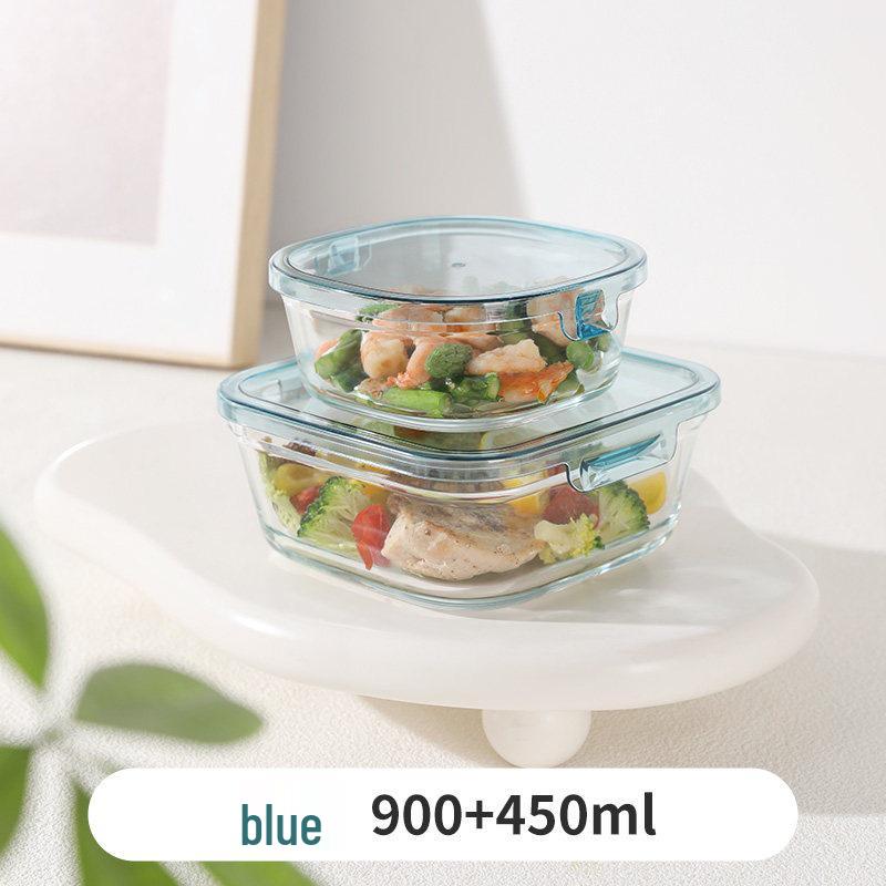 Microwaveable Glass Lunch Bento Box - Salad & Fresh Storage Container