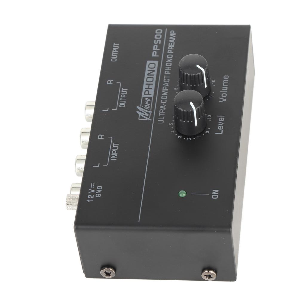 Phono Turntable Preamp   Low Noise Independent Volume Control Phonograph Preamplifier for Record Player