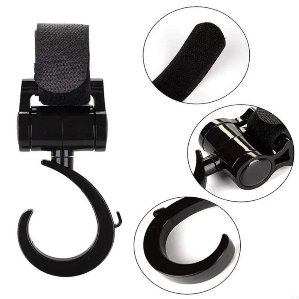 Hook and Loop Stroller Hook Large Hook Pram Accessories Bar Hangers Stroller Accessories  Car Seat