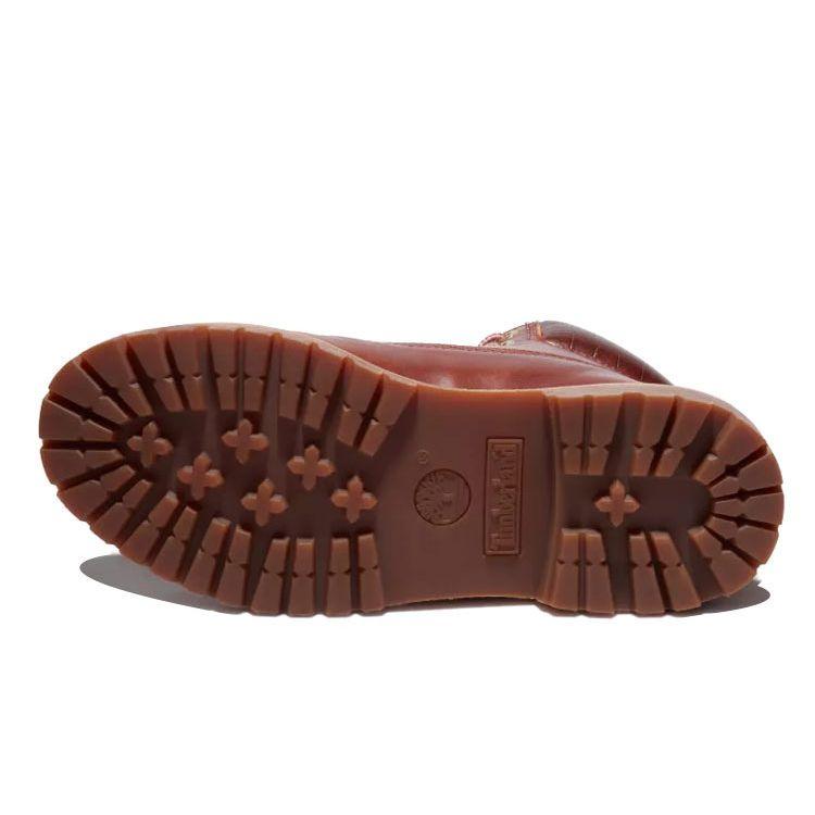 Timberland Premium Series Comfortable Mid-Calf Martin Boots Women boots Red-Brown A2GX7