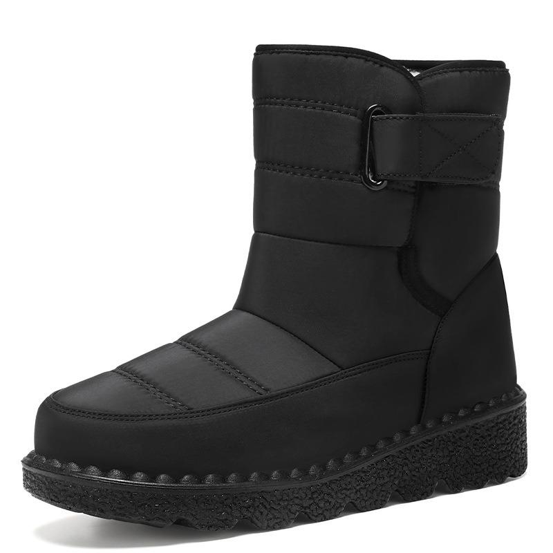 Cotton Boots Winter New Velvet Thickened High-top Cotton Shoes Outdoor Travel Snow Boots Large Size Long Women's Boots