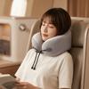 Lightweight Design Slow Rebound Foam Neck Pillow Travel Cushion With Massage  Indoor Relaxation