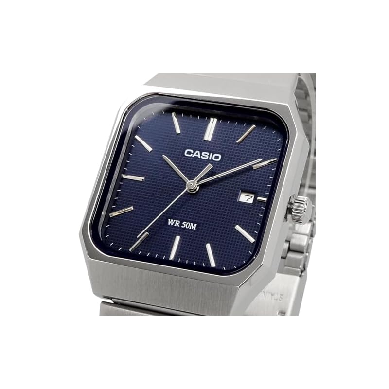[Casio] CASIO Standard Analog Quartz Men's Watch MTP-B185D-2A1V Navy (Overseas Model) [Used]