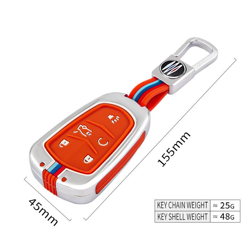 Silicone Remote Key Fob Cover for Cadillac XT5, CT6, XTS, XT4, and ATSL - Creative Design for Men and Women