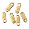 50pcs Stainless Steel End Charms Pendants Vacuum Plating Bracelet Chain Extension Tail Charm for DIY Jewelry Making No Fade