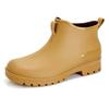 Korte Enkel Regenlaarzen Waterdicht Antislip Rubberen Schoenen Voor Mannen Vrouwen Buitenwerk Chelsea Stijl