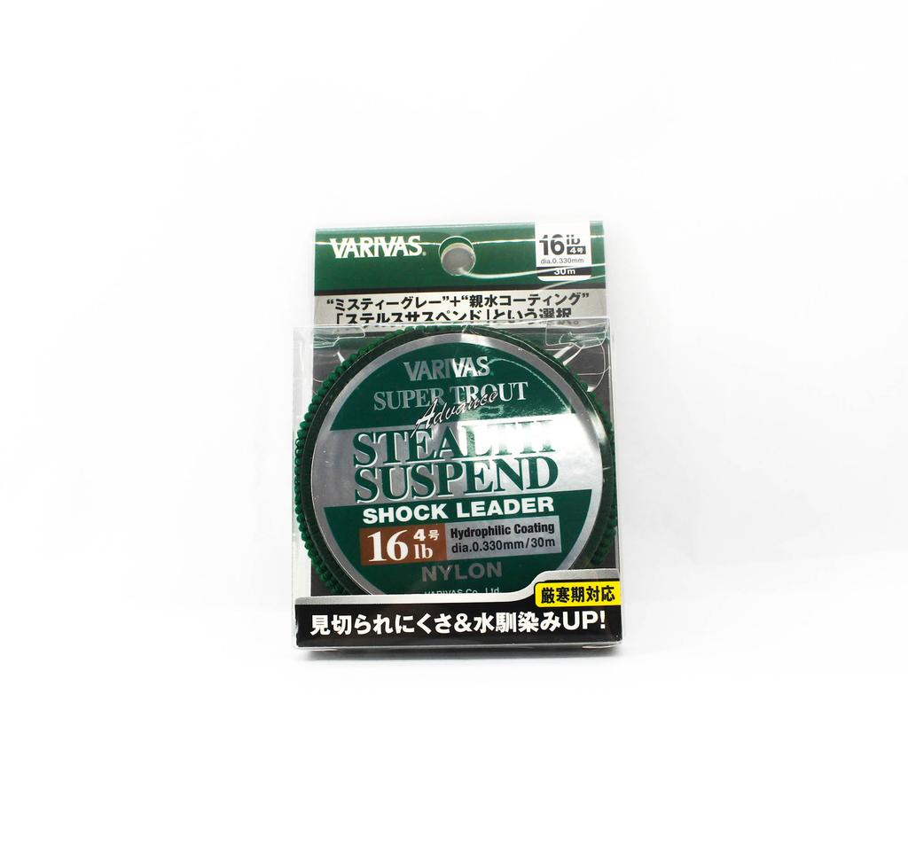 Varivas Nylon Super Trout Advance Stealth Leader Sospeso 30m 16lb (1478)