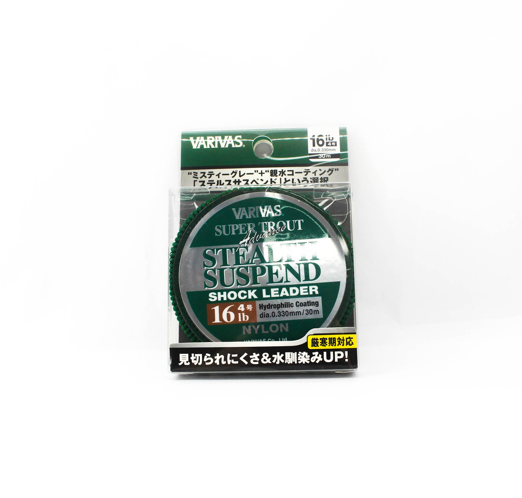 Varivas Nylon Super Trout Advance Stealth Suspend Leader 30m 16lb (1478) чистый