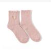 1 pair Women Girls Heart Design Soft Winter Socks Sleeping Socks Foot Warm Floor Fluffy Socks