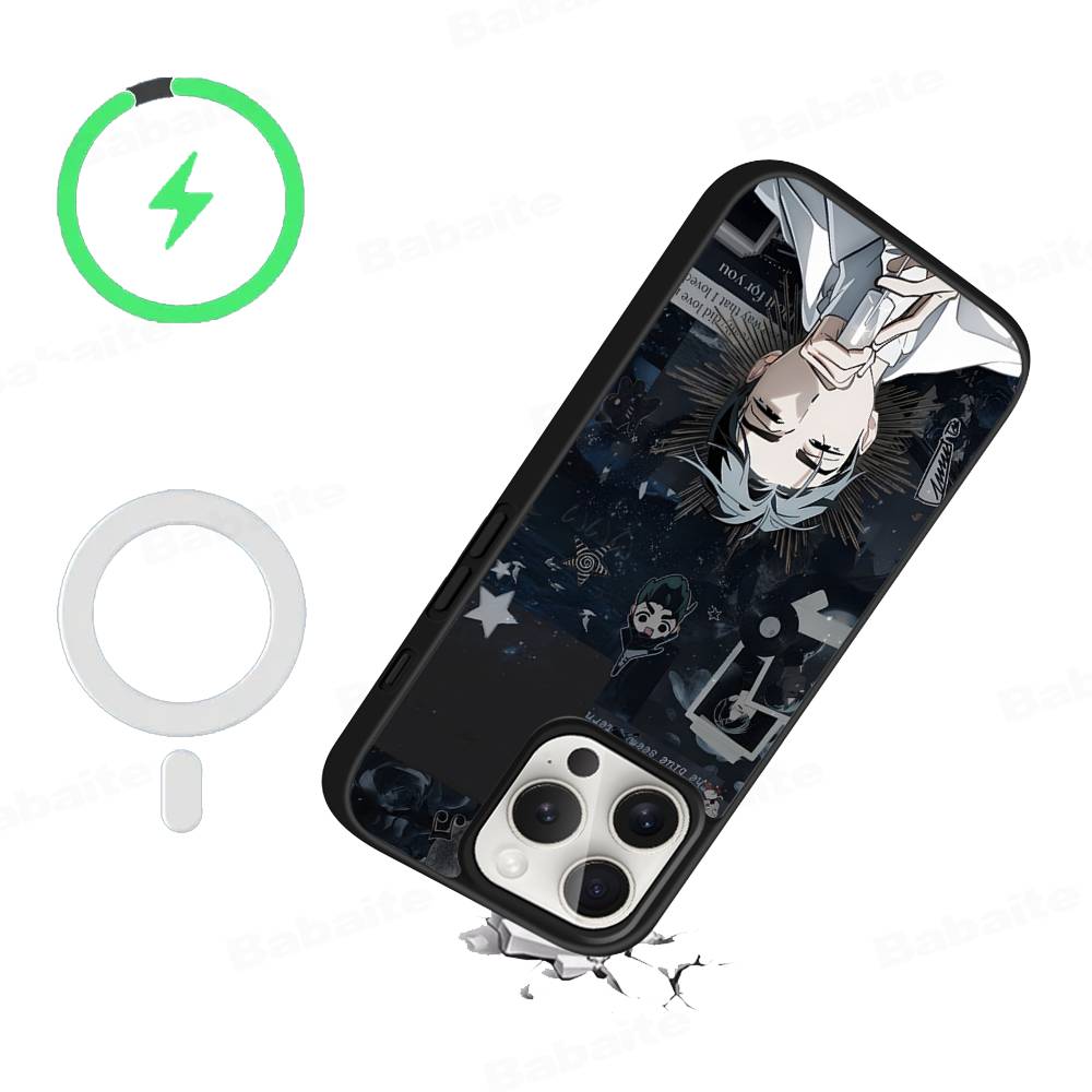 Anime Alien Stage Ivan Till Magnetische Matte Handyhülle Für IPhone 16 17 15 14 13 12 11 Für Magsafe Kabelloses Ladecover